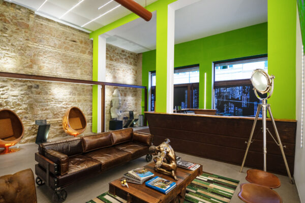 Foto dell'area reception di Business Center Roma Colosseo