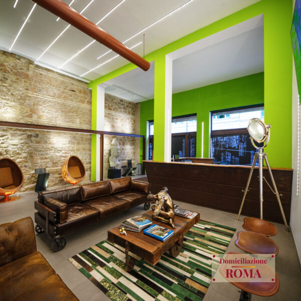 Foto dell'area reception di Business Center Roma Colosseo