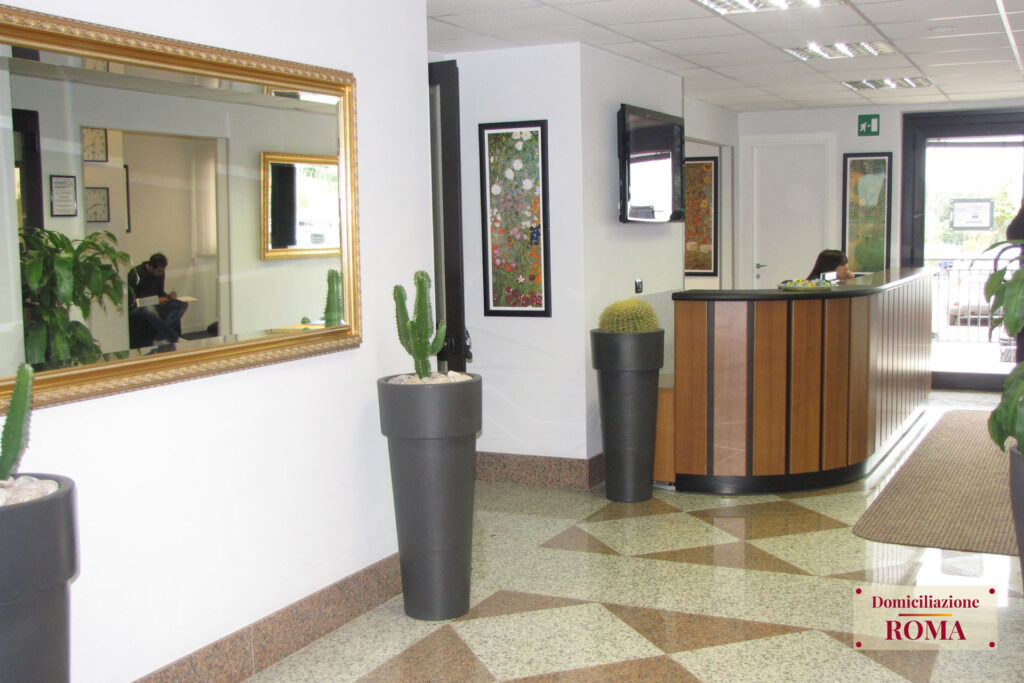 Foto della reception e segreteria di Roma Eur Bonelli Business Center