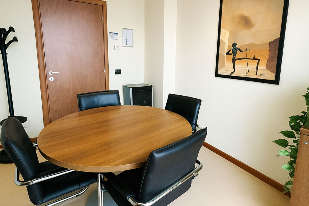 Foto della sala meeting Roma Eur