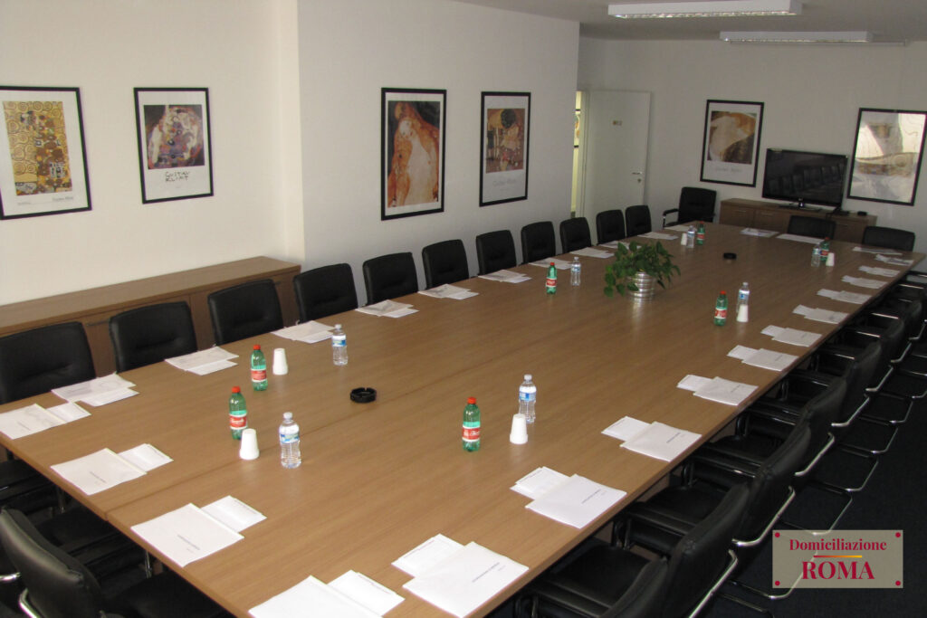 Foto della sala meeting Roma Eur Bonelli