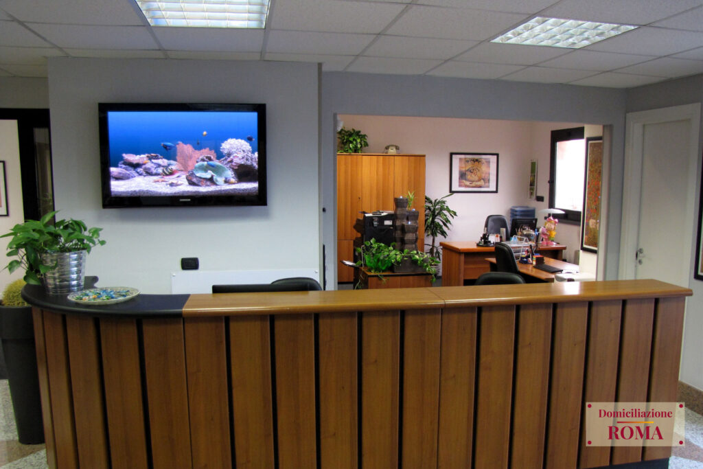 Foto della reception segreteria Roma Bonelli