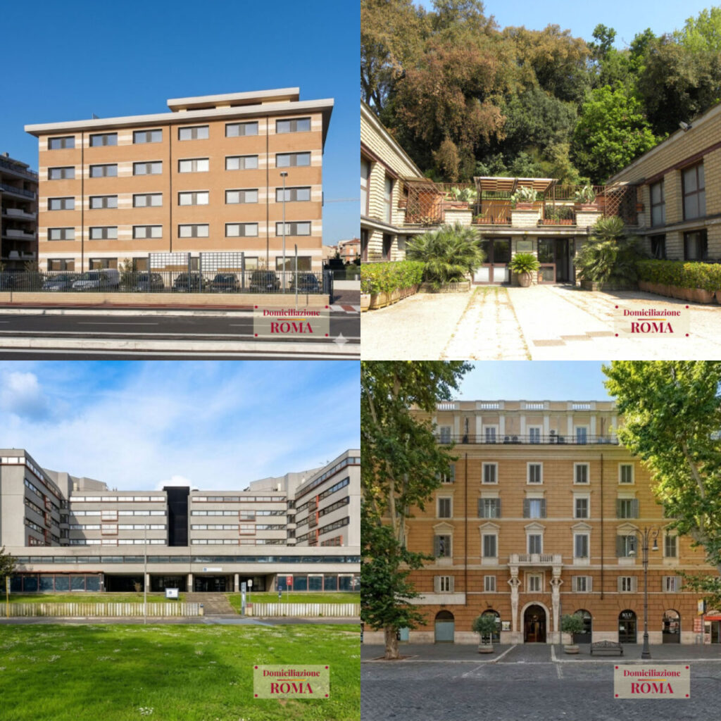 Foto di alcune delle nostre sedi romani perfette per la domiciliazione di società